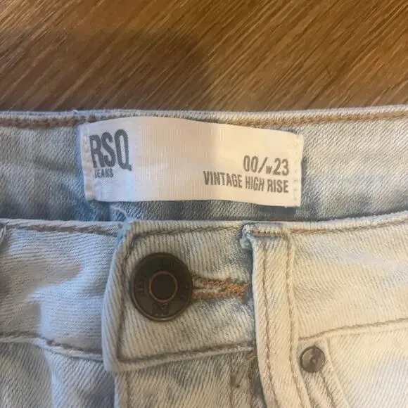 High rise denim shorts sz-23 - Picture 2 of 3